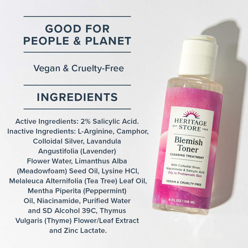 blemish treatment toner heritage