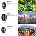 Cell Phone Camera Lens Kit, LS-PRO Best quality 3 in 1 Mobile Lens ,15x Macro Lens+0.36x Super Wide Angle Lens+180° Fisheye Lens for iPhone 7/6s/6s Plus/5S Samsung Galaxy, Android and All Smartphones.