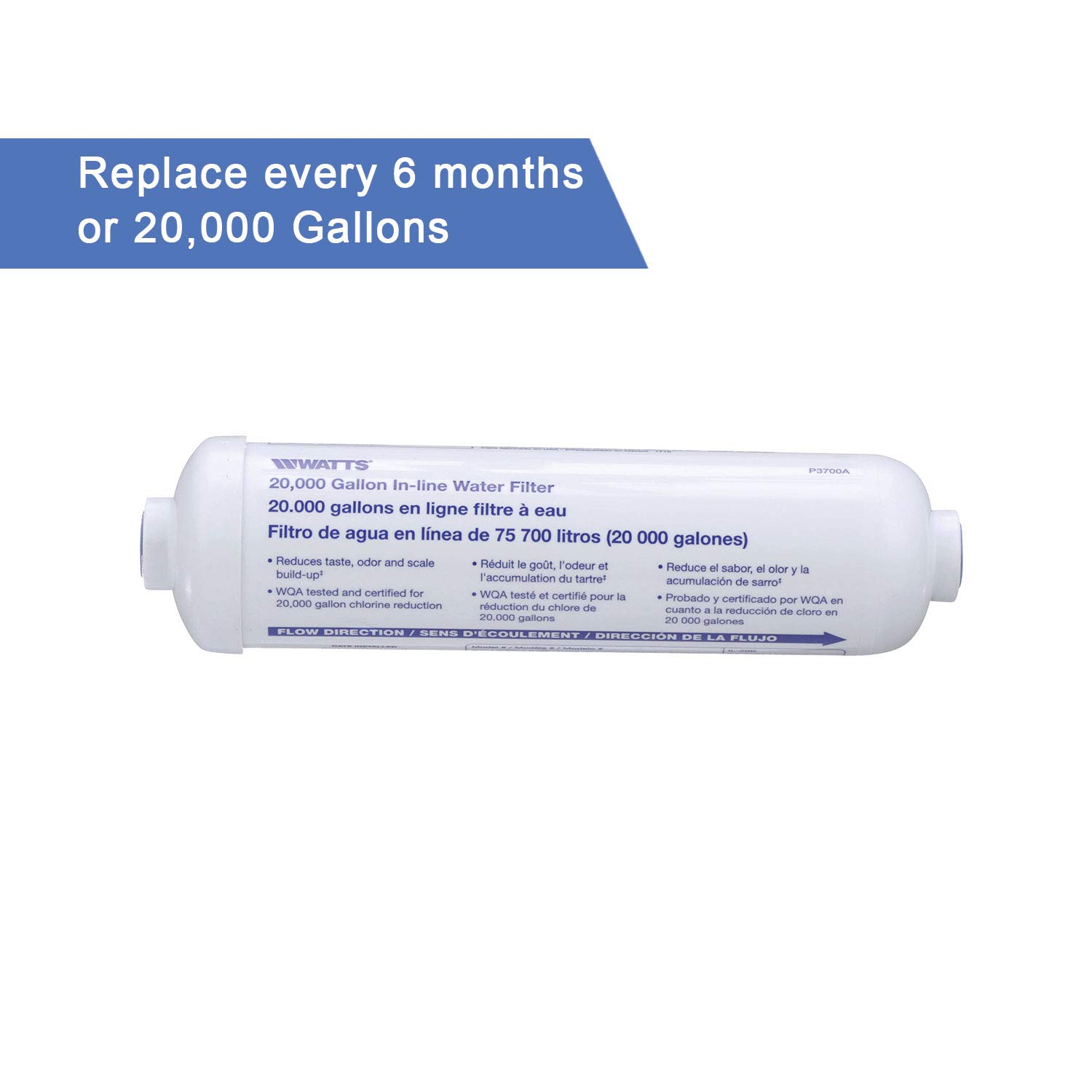 Whynter UIM155 Stainless Steel BuiltIn Ice Maker & Watts Inline Water