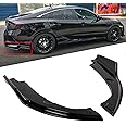 SCITOO Rear Side Lip Spoiler, PP Both Sides Rear Lip Diffuser 2pcs Side Lip Chin Spoilers Lip Bumper Splitter Air Dams Fit for Honda Civic Sedan 2016-2018, 167211-5336-1509211514, Glossy Black