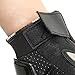 Tonsiki Carbon Fiber Motorcycle Motorbike Cycling Racing Full Finger Gloves (Black, M)
