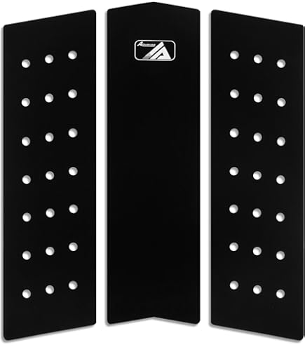 Skimboard Traction AQUBONA 5-Piece EVA Surfboard Traction Pad Set - Non-Slip Deck Pads For Surfboards & Skimboards Surfing Accessories - 8