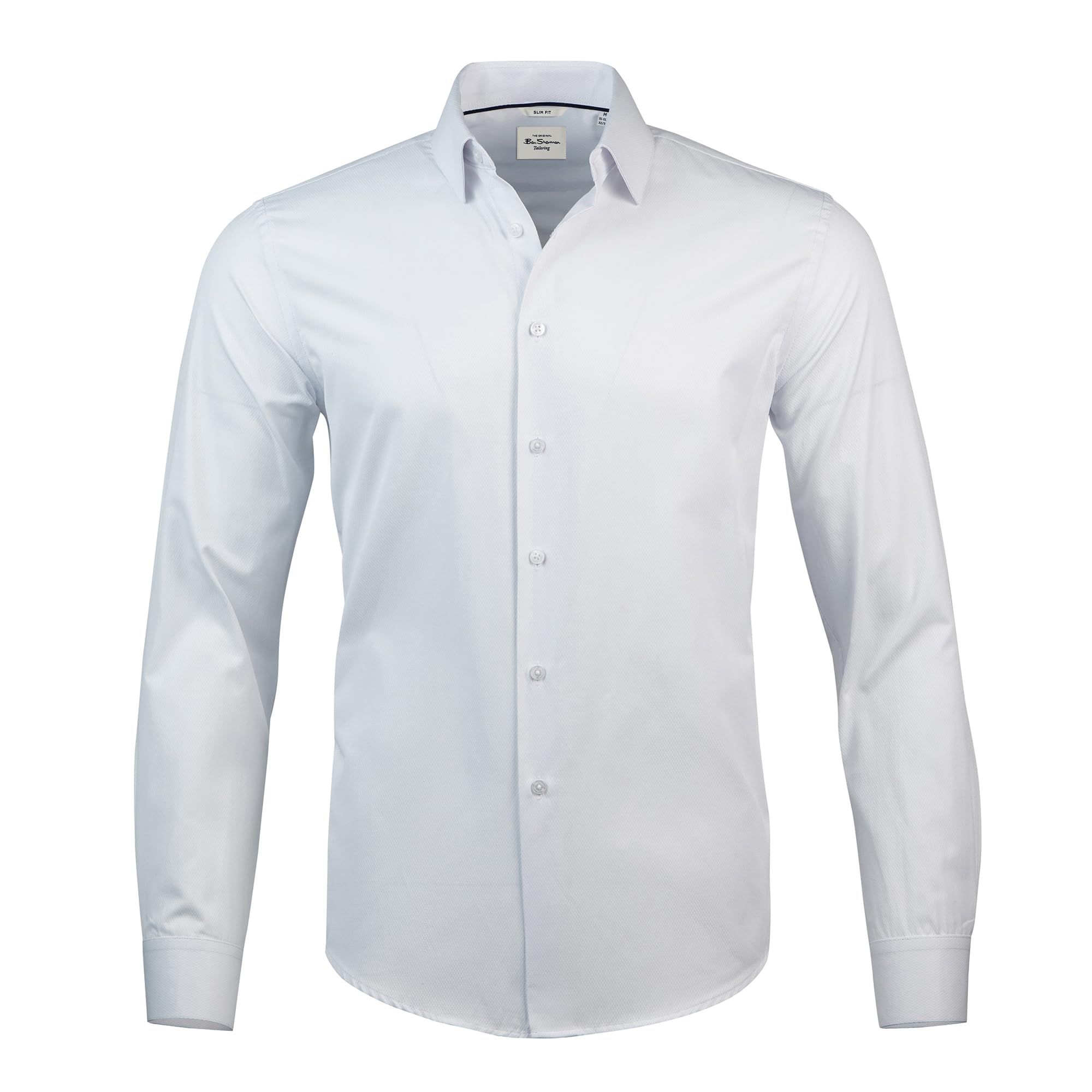Photo 1 of (small) Ben Sherman Slim Fit Long Sleeve Button Down Dress Shirts for Men - Wrinkle Free Long Sleeve Shirt Mens 