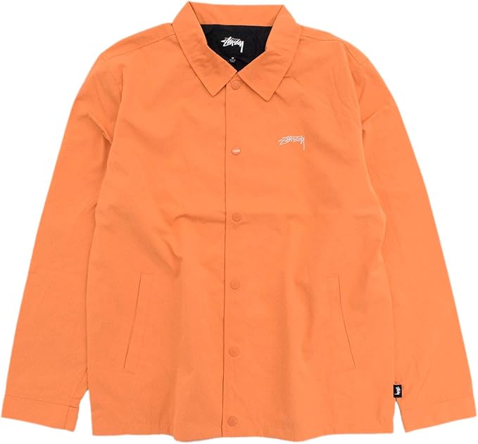 Amazon Co Jp ステューシー ジャケット メンズ Classic Coach サイズs ライトオレンジ 並行輸入品 服 ファッション小物