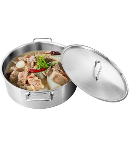 Amazon.com: 11 QT Stainless Steel Stock Pot, Multi-functional