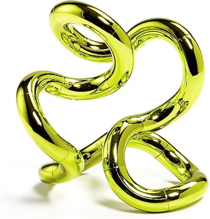 metallic tangle toy