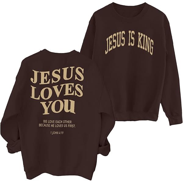 スカート JESUS CLOTHING Amazon.com: Sulayesh Fleece Christian Sweatshirts Women Jesus