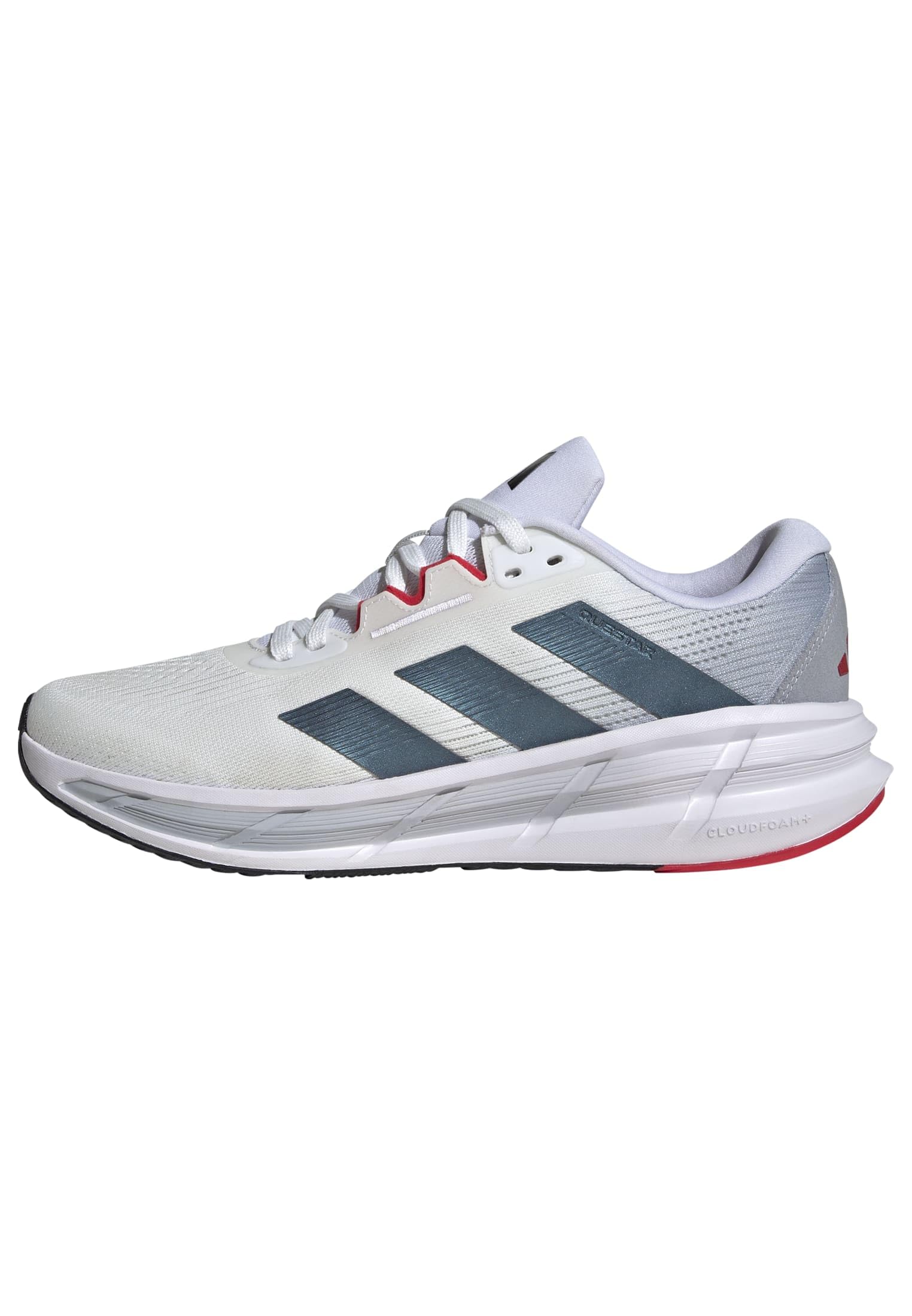 Adidas Men's Questar 3 Running, White/Black/Pure Ruby, 9 Image