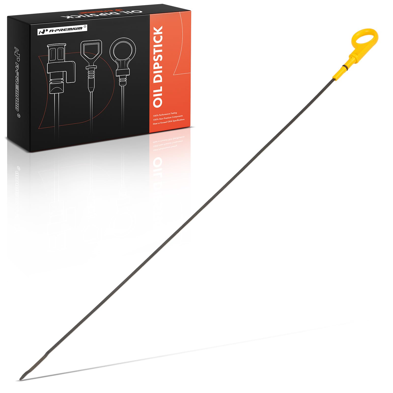 Photo 1 of A-Premium 1.4L 4 Cyl Engine Oil Dipstick Compatible with Volkswagen Jetta 2013-2021, Golf 2019-2021, Golf SportWagen 2019, Engine Oil Measuring Rod Dip Stick