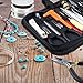 OPount 27 Pieces Jewelry Making Kit Supplies with Zipper Storage Case Beads Wire Starter Tool for Jewelry Crafting and Jewelry Repairing