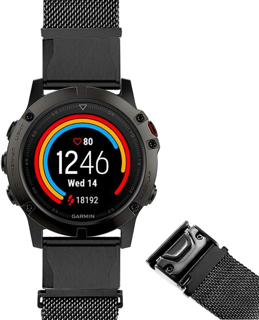 strap garmin fenix 5x fenix 3 milanese loop