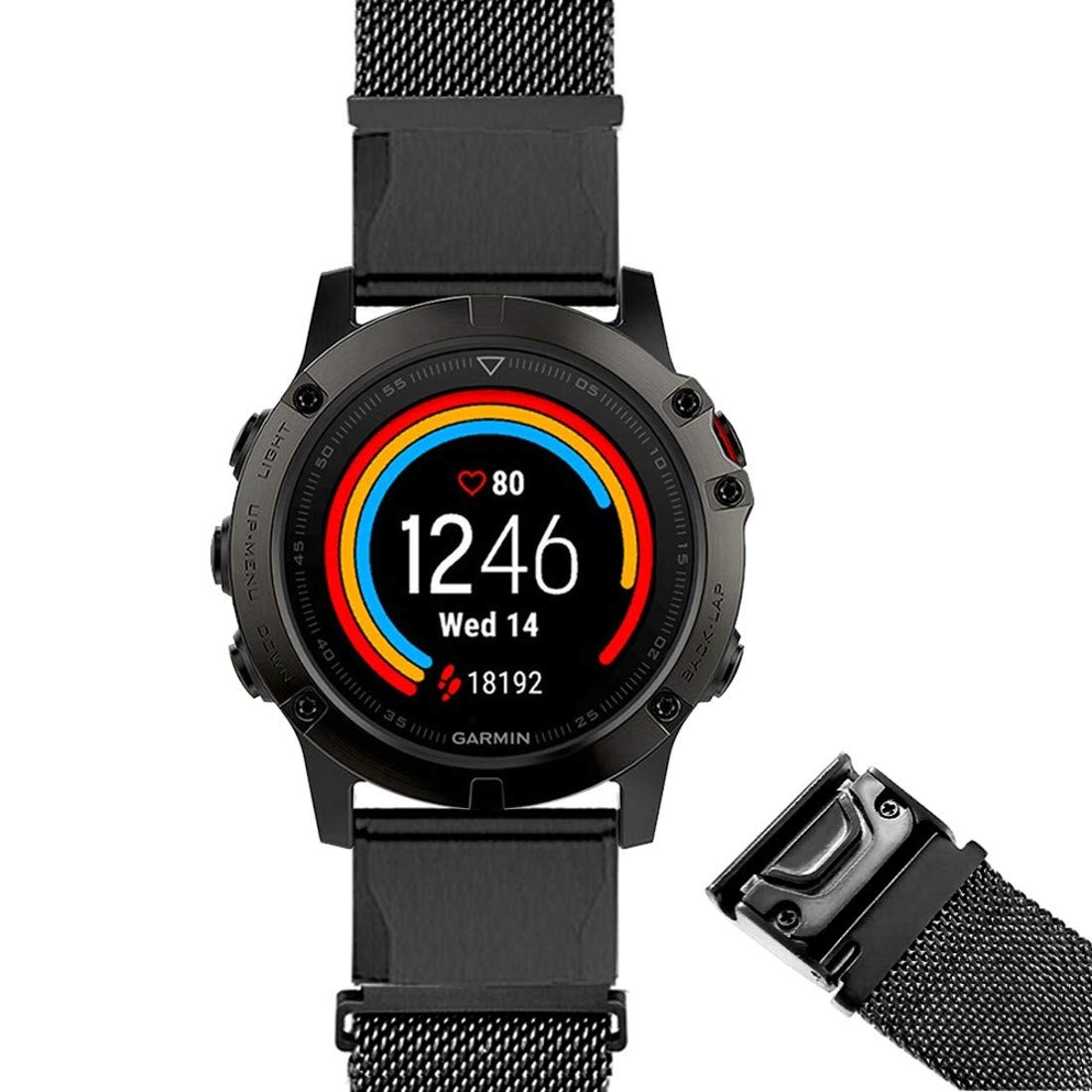 strap garmin fenix 5x fenix 3 milanese loop