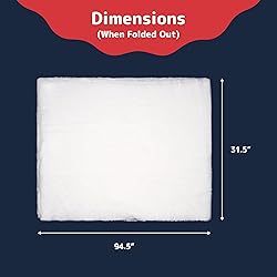 PREXTEX Artificial Snow Roll - Large Snow Blanket
