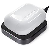 AirPods Pro Charger, Wireless Charging Station for AirPods Pro 3/ Pro 2/Pro, Wireless Charger for Airpods 4 (with Active Noise Cancellation)/ 3rd/ 2rd, Black