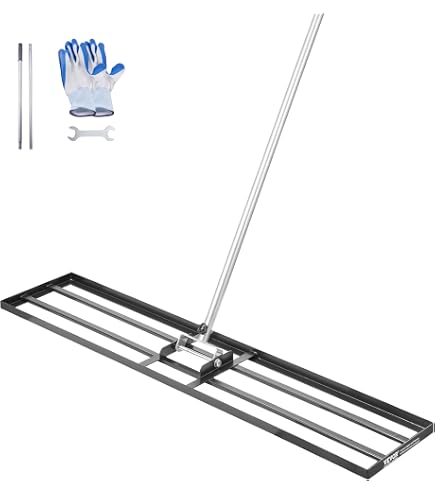 Râteau De Jardin En Fer Ultra-Résistant – Outil Désherbage Et Nivellement Pelouse, Design Renforcé 2.0 Pour Aménagement Extérieur