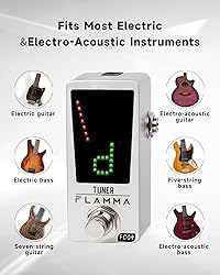 FLAMMA Tuner Pedal FC04 Chromatic Guitar Tuner