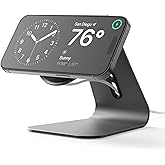 elago MS4 Charging Stand Compatible with MagSafe Charger, Aluminum Stand Compatible with iPhone 17/16/15/14/13/12 Series, Designed for iOS17 Standby Mode (Cable Not Included) (Black)