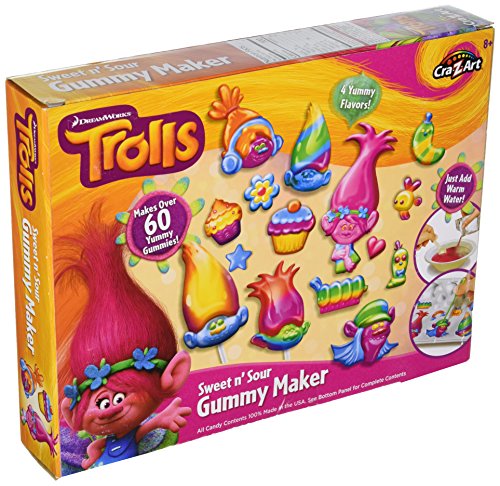 Cra-z-art trolls vs bergen gummy town food making set