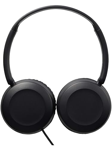 JVC Lightweight On Ear Headphones with Powerful Sound, Integrated