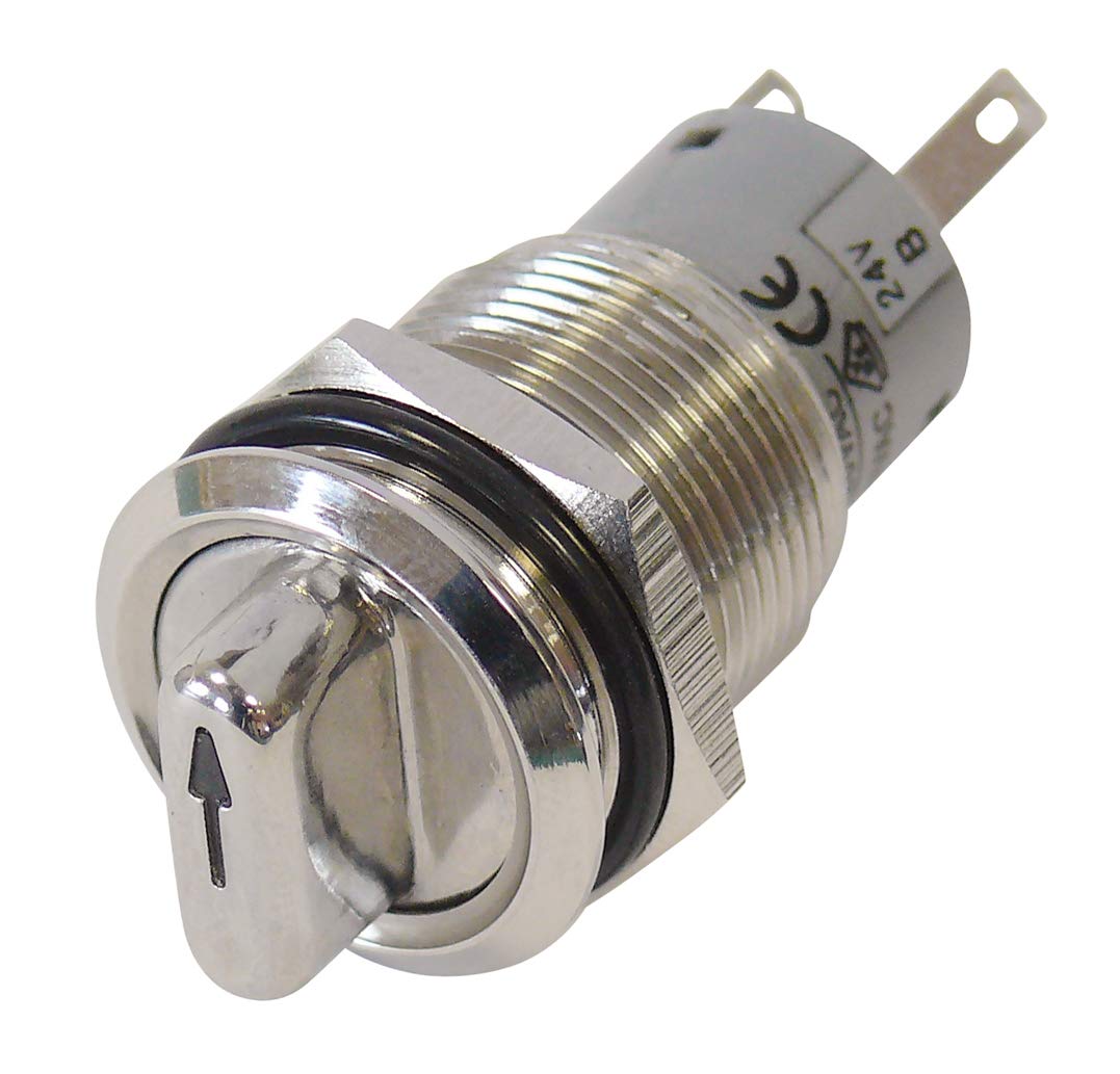 Blanko 205075 Full Metal Rotary Switch with LED Blue