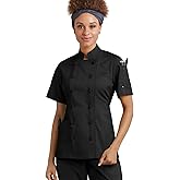 Women's Chef Coat with Knotted Cloth Buttons