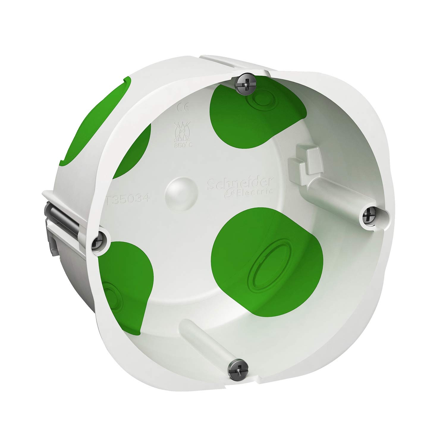 Schneider Electric - Multifix Air Waterproof Box 1 Door, Diameter 85 mm, Depth 47 mm, 32 A - IMT35034