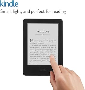 Kindle E-reader, 6" Glare-Free Touchscreen Display, Wi-Fi - Includes Special Offers (Previous Generation &ndash; 7th)
