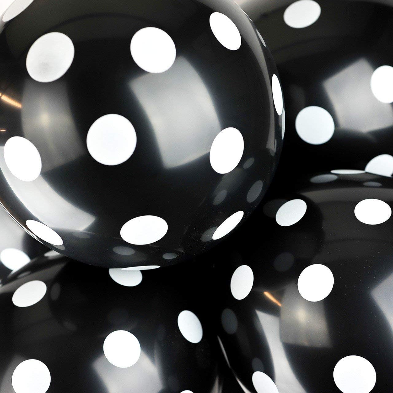 Happium 12" Assorted Latex Balloons Polka Dot - Image 3