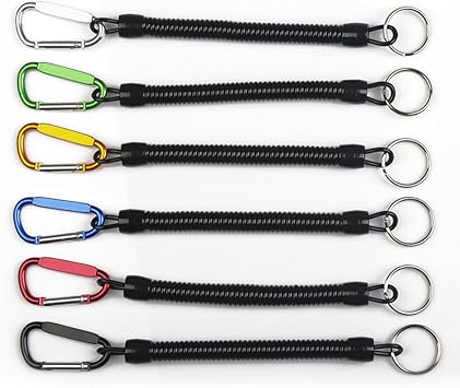 Amazon Farway 尻手ロープ 釣りロープ スパイラルコード 竿の落下防止 釣り用 6本セット 並行輸入品 スポーツ アウトドア