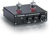Fosi Audio BOX X4 Phono Preamp Headphone Amp MM with JAN 5725W Tubes