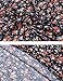 Zeagoo Women's Rayon Wrap Floral Print V Neck A-Line Flare Party Dress,Orange,Medium