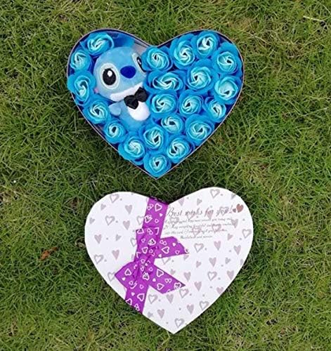 RAFGL Artificial Wers Bouquet Bouquets of Plush Toy Soap Rose Wer Toys with Box Valentine Day Decoration for Wedding Child Boy Must Haves Funny Gifts Toddler Favourite Superhero Birthday UNbox Switch
