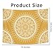 ARFBEAR Bohemian Tapestry, Mandala Hippie Popular Wall Hanging Tapestry Warm Golden Orange Beach Blanket (medium-59 x 51 in)
