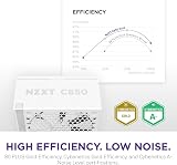 NZXT C850 Gold ATX 3.1 Fully Modular 850W Power Supply White view 5
