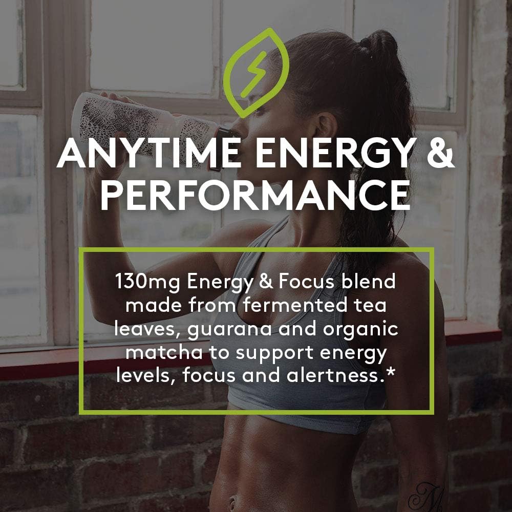 RSP Vegan AminoLean - All Natural Preworkout with Vegan BCAAs, All-In-One Amino Energy, Weight Management, Recovery, and Focus, 25 Serv, Acai: Health & Personal Care