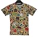 FaPlus Men's Fashion Cartoon Print 3D Short Sleeve T-Shirts XL