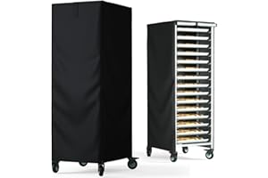 Bread Rack Cover,23Lx28Wx64H in Pan Rack Cover, Bread Rack dust Cover with Zipper, high Density Waterproof Oxford Cloth Mater