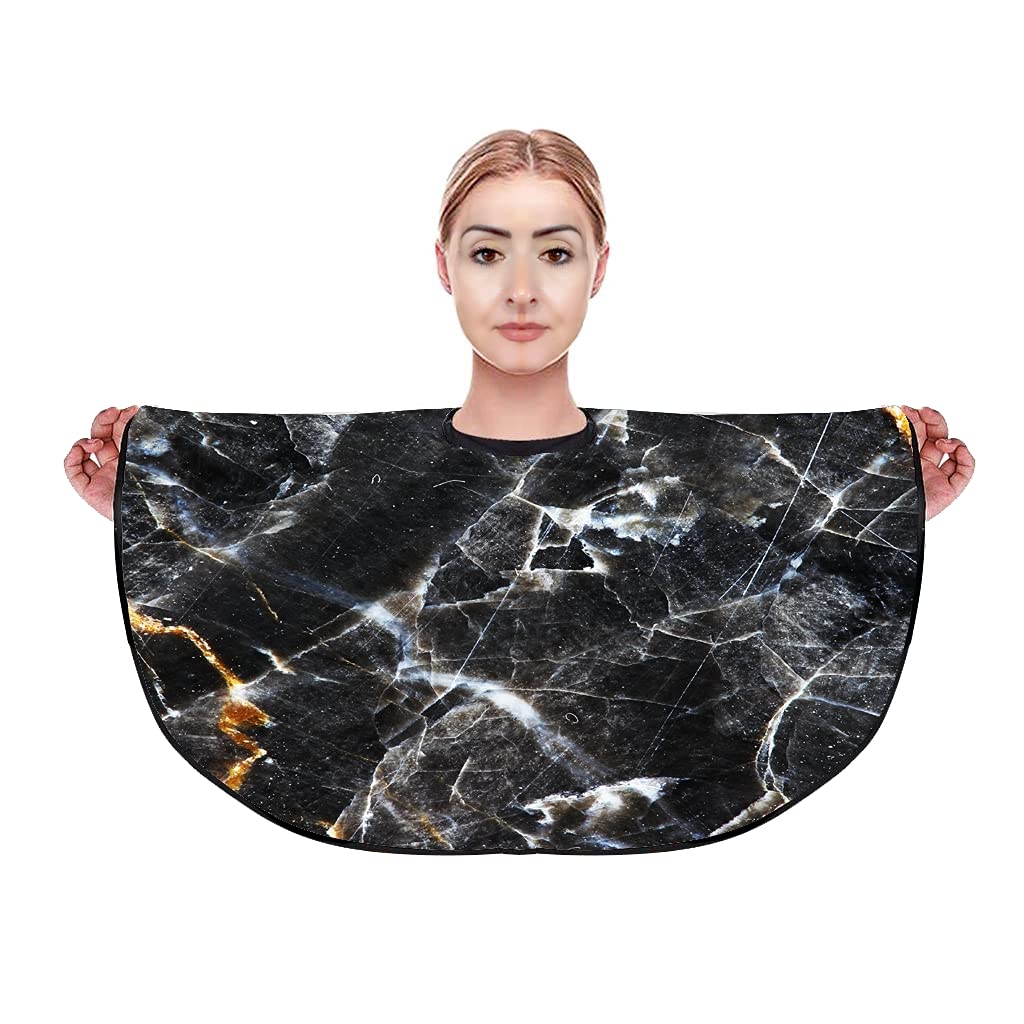 Hairdressing Cape Short, Original Barbermood Barber Cape, Capes, Hairstyling Accessories, Cutting Cape, Makeup, Beautician Cape, Hairdressing Supplies, Hair Cutting Cape., black, 63 x 75 cm