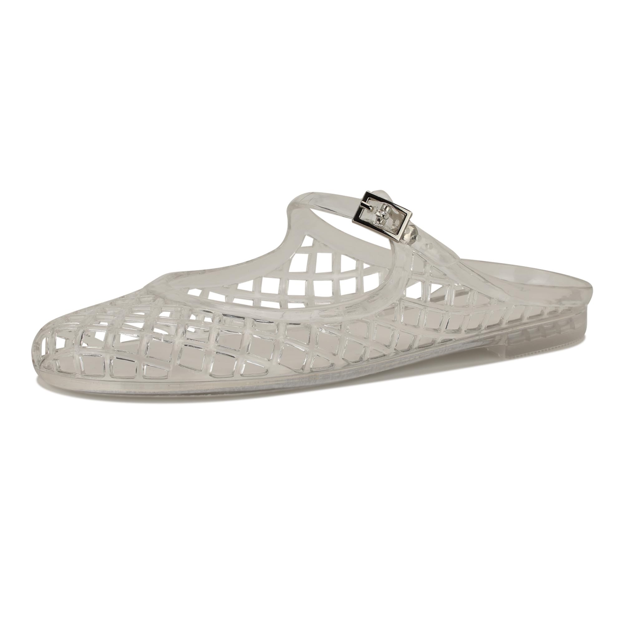 Nine West Women’s Yunny Mule, Clear 996, 9