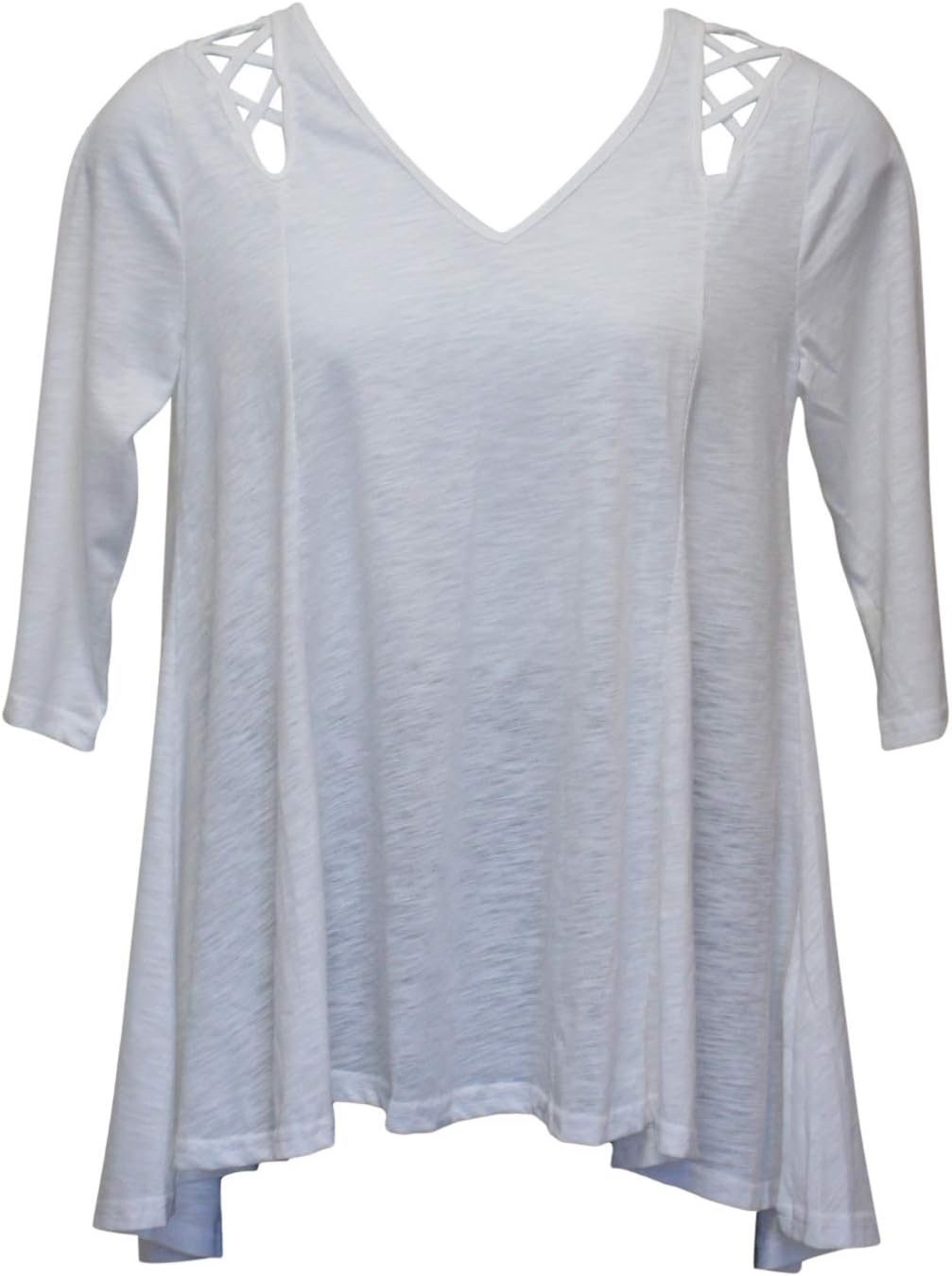 Umgee Women's Open Shoulder Tunic Top
