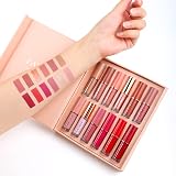 Petansy 10Pc Matte Liquid Lipstick 2 Glitter Set Long-Lasting Waterproof Lip view 2