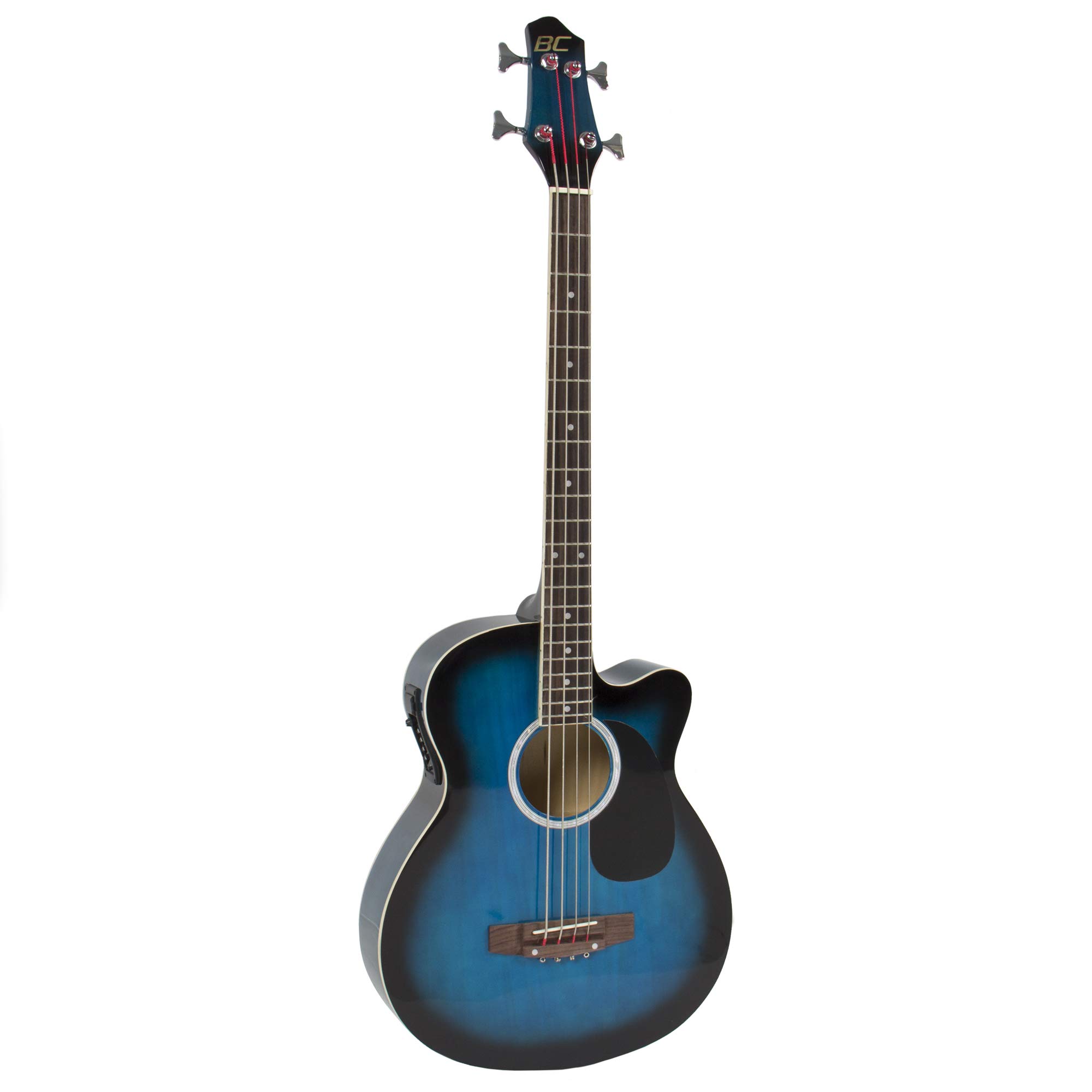 Best Choice Products 22Fret Full Size Acoustic Electric Bass Guitar w