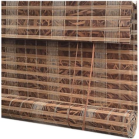 Chaxia 竹ロールスクリーン竹はウィンドウシェードを竹すだれ竹製カーテン カバーライト 希少 日焼け止め 通気性 背景の装飾 パーティション お 手入れが簡単 Color カスタマイズ可能 Size A 複数のサイズ 140cmx150cm