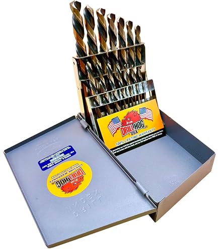 Drill Hog 21 Pc Drill Bit Set Index Hi-Molybdenum M7 - Amazon.com