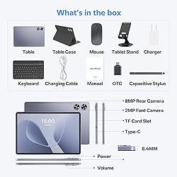 2025 Android 16 Tablet with Keyboard, 20GB+128GB 11