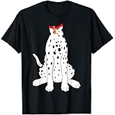 Dalmatian Shirt Adult Men Women Kids Dalmatian Costume T-Shirt