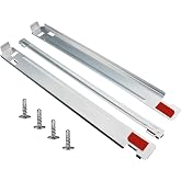 KSTK1 27-inch Washer Dryer Stacking Kit Replacement for LG Laundry Washer and Dryer - Solid Metal with Chrome Coated