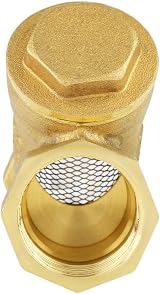 Akozon 3/4" BSPP Y Brass Ball Valve Strainer Filter for Water Oil Separation view 9