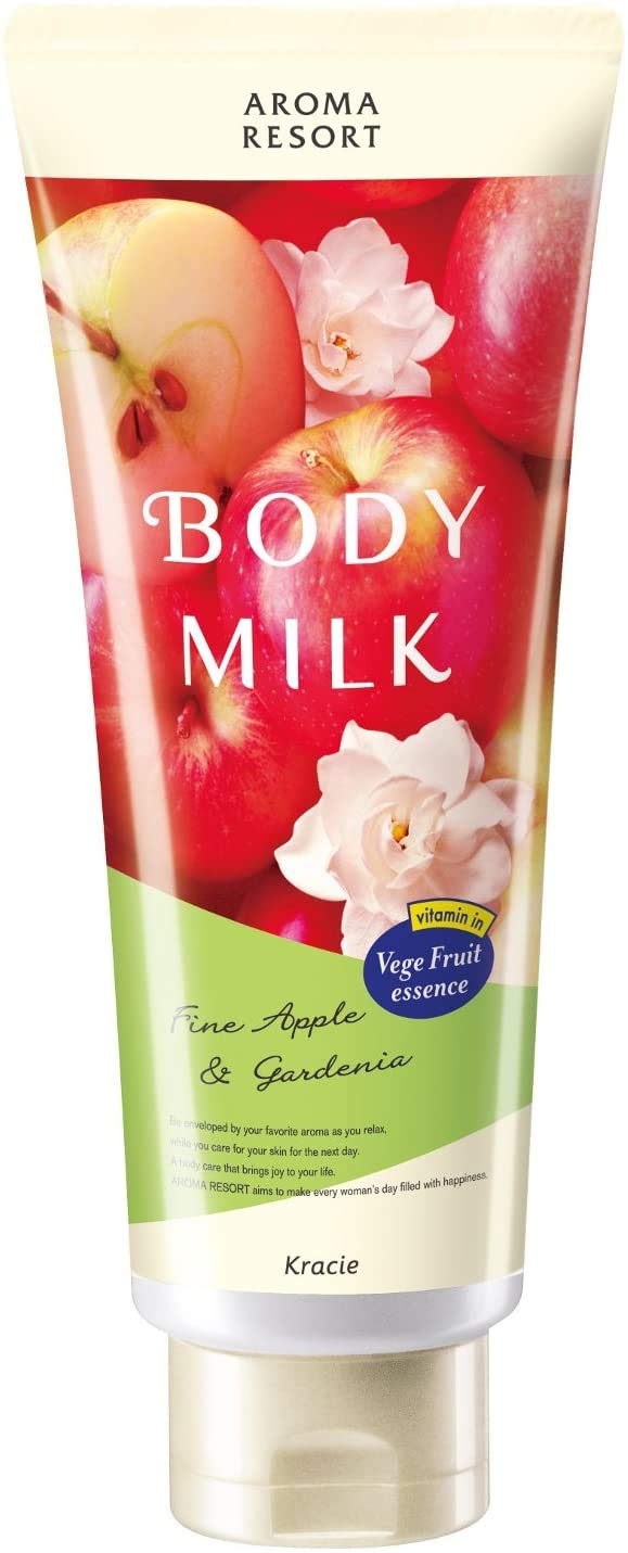 (Kracie Home Products) Aroma Resort Body Milk Fine Apple & Gardenia 200g (2 bargain set)
