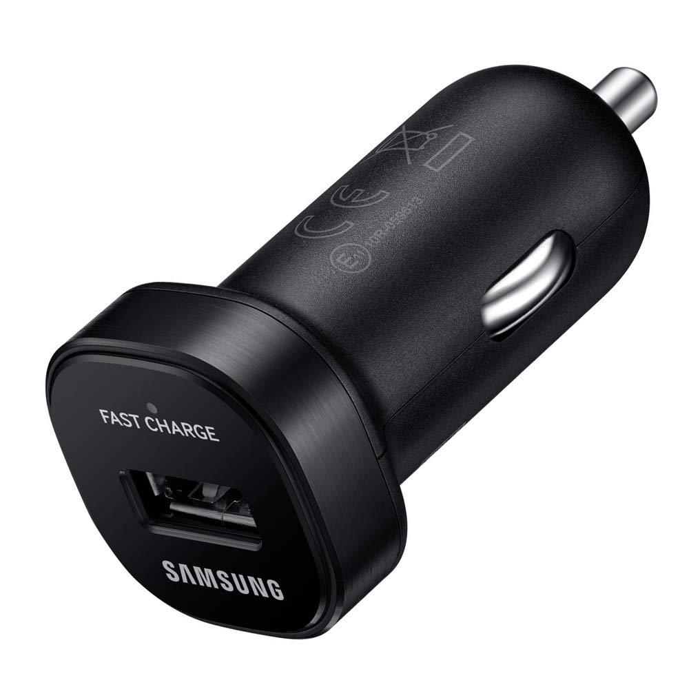 Samsung Original Fast Charging Mini Adaptive Car Charger with Micro USB Cable, Black